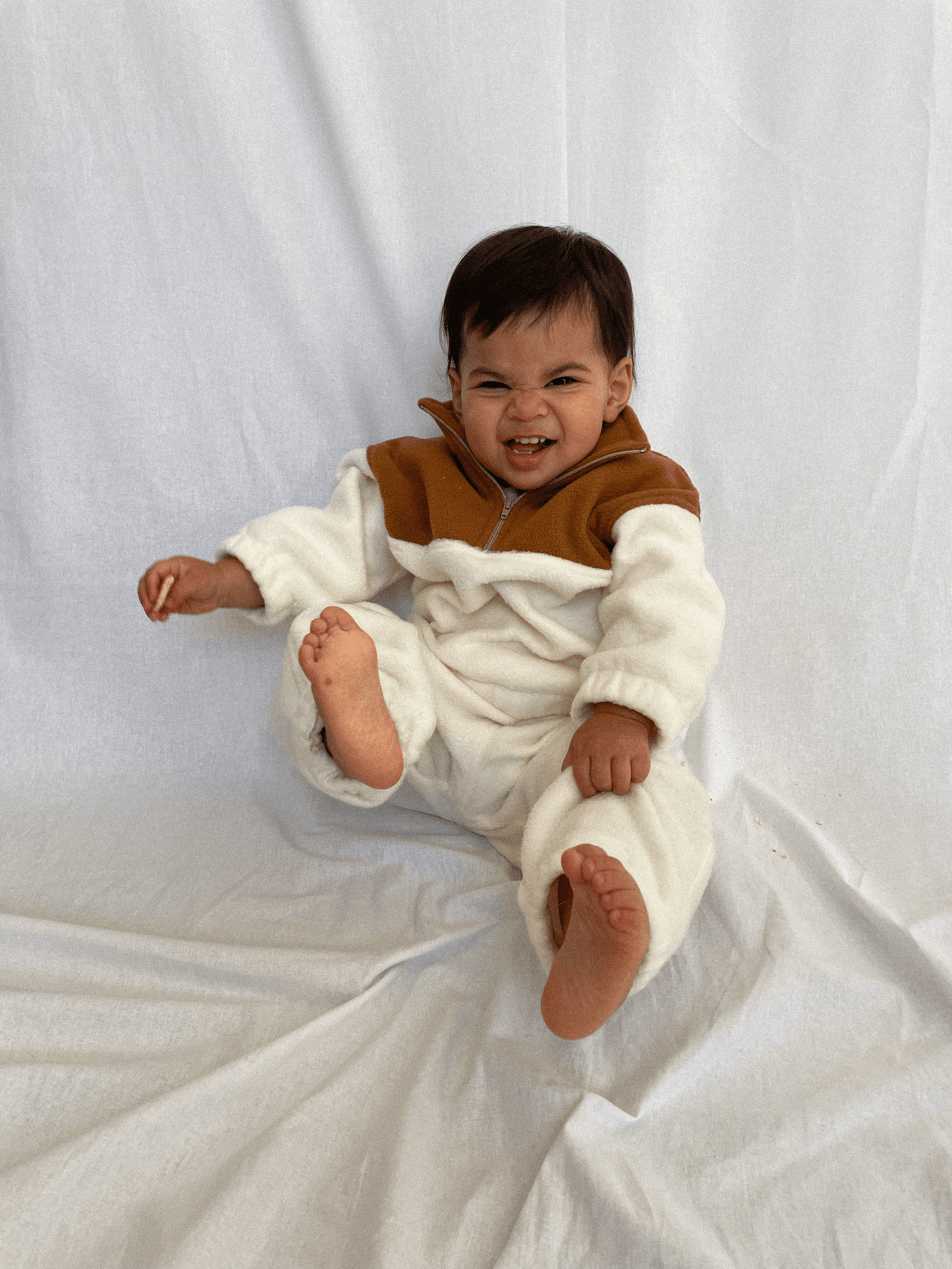 Coco Jacket - Caramel & Cream