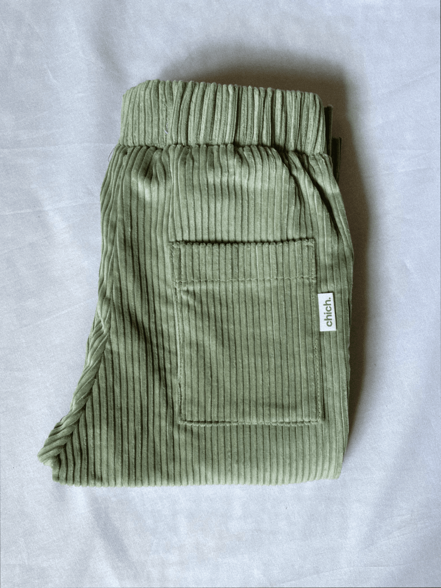 Cord Pants - Soft Sage