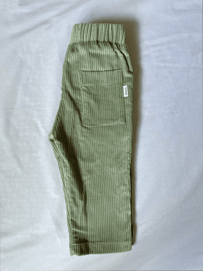 Cord Pants - Soft Sage