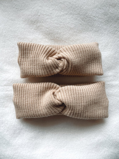 Knit Headband - Beige